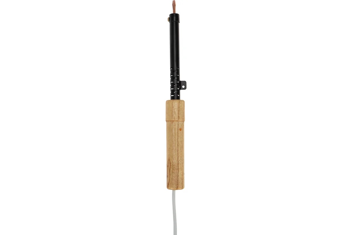 Паяльник ПД 40Вт/220V деревянная ручка ЭПСН (Китай), REXANT 12-0240