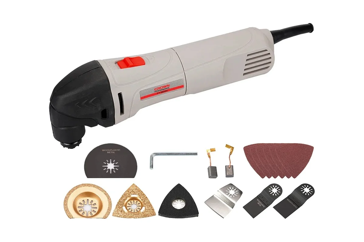 Реноватор (МФИ) CROWN CT 16004 BMC, 320Вт, 6000-20000 об/мин, платформа 80мм, 1,68кг