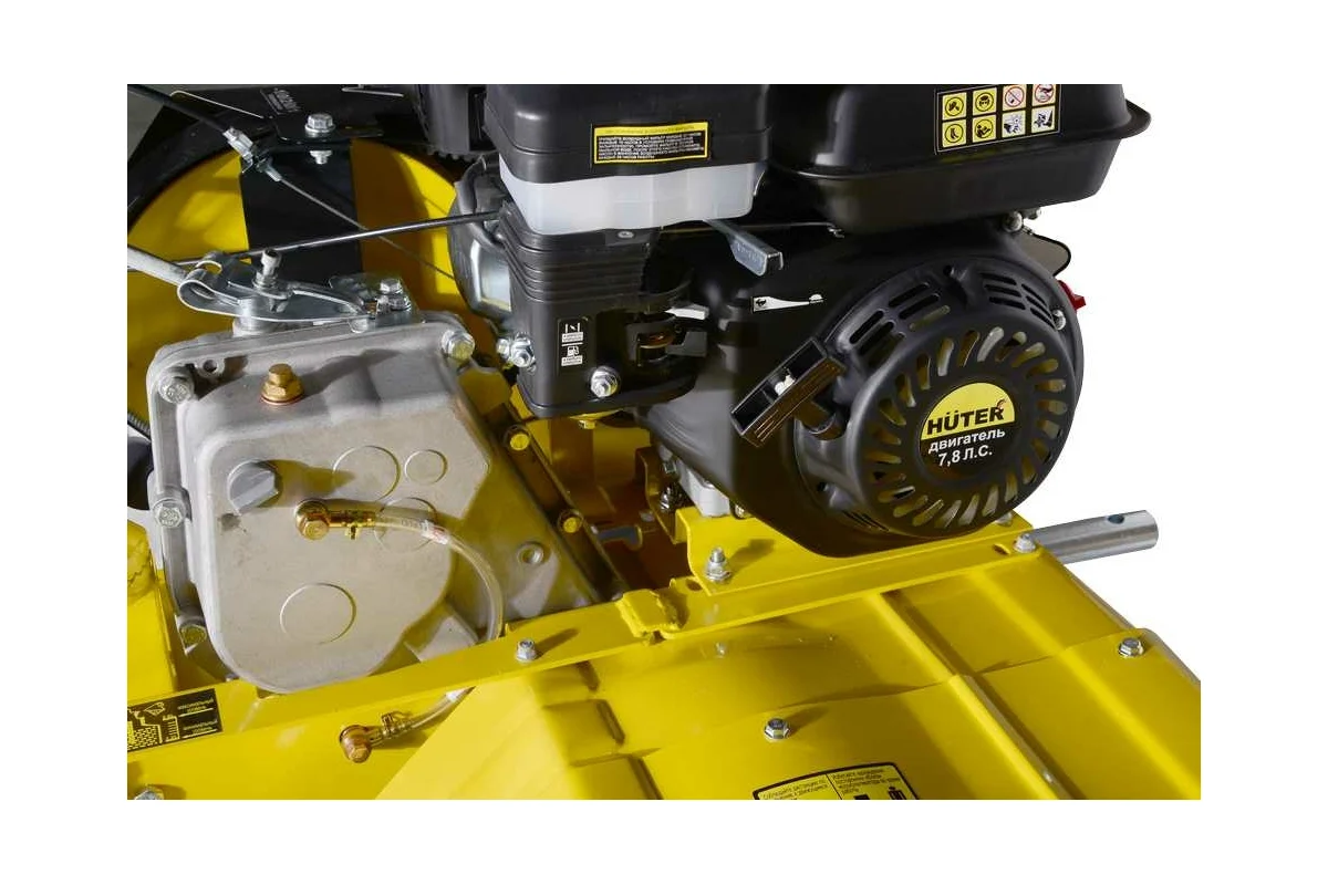 Мотоблок HUTER МК-7800P PRO , 7.8л.с.,4хт.дв.208см3.,бак 3,6л, ш.обр.100см,91,8 кг