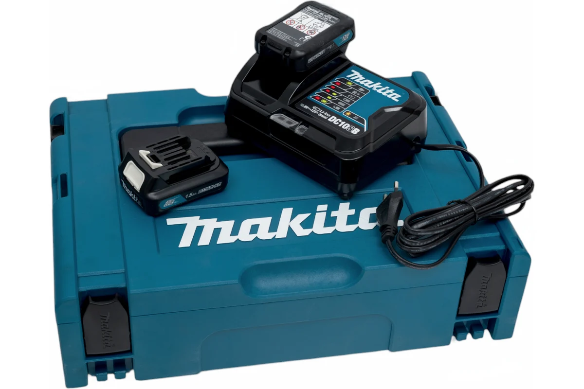 MAKITA Набор PSK MKP1SY122 (BL1016x2шт., DC10SB, кейс MAKPAC тип 1)