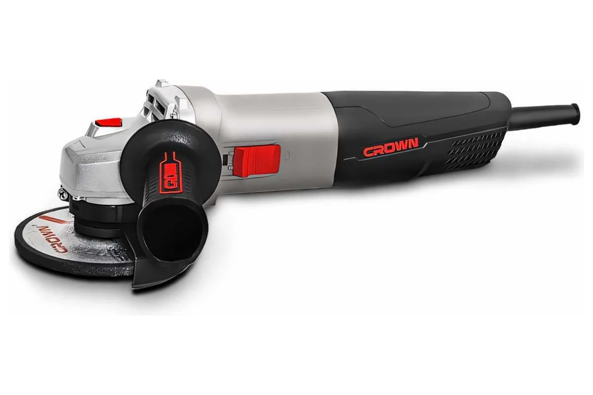 Угловая шлифовальная машина CROWN CT13497-125, Ø125 мм, 860 Вт, 11000 об/мин