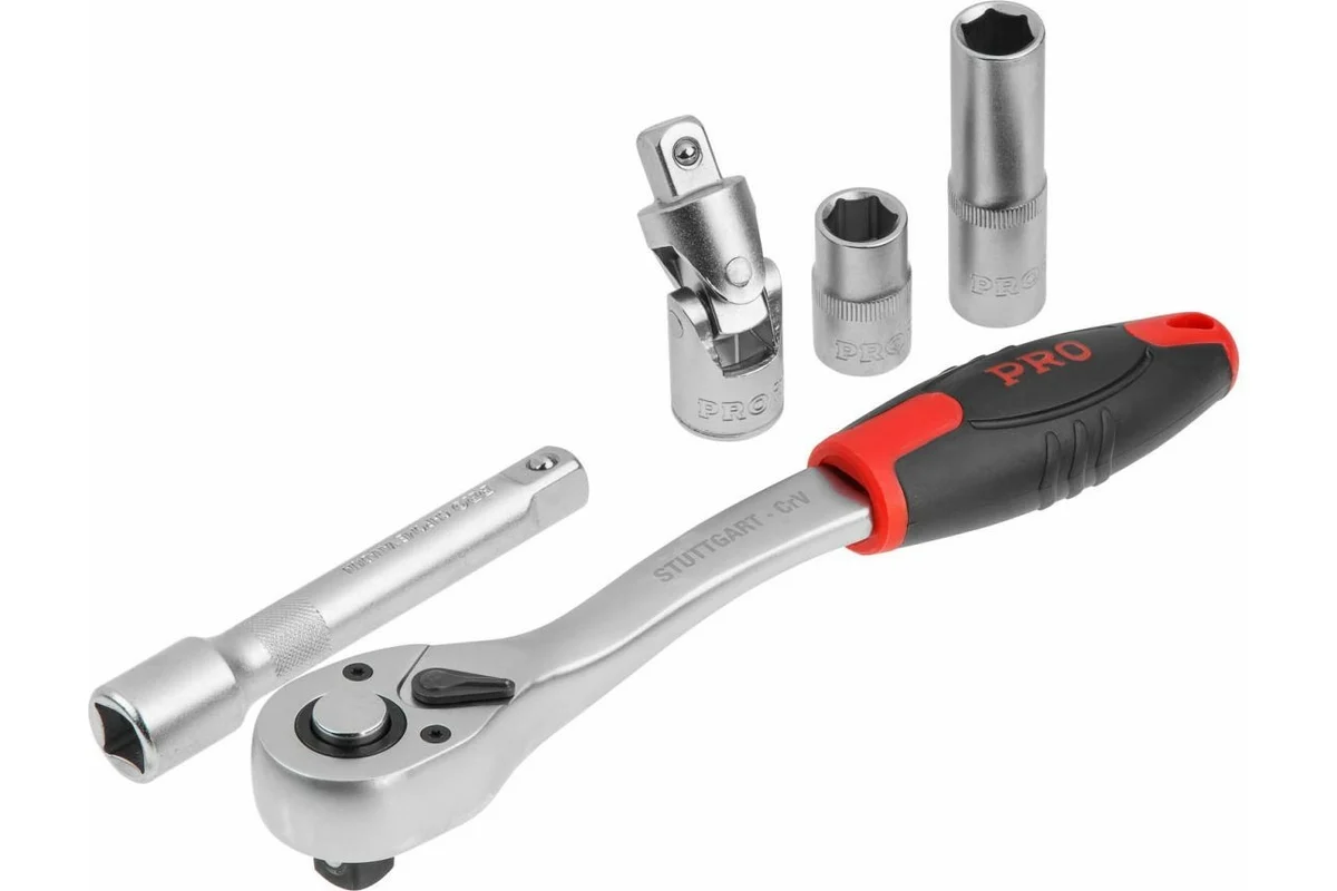 Набор головок и бит 172пр. 1/4",3/8",1/2" PRO STARTUL STUTTGART 