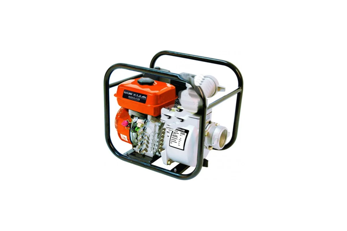Мотопомпа LIFAN 100ZB26-5.8Q  6,6 кВт/9 л/с, 80 м3/ч, подъем 26 м, гл. вс. 5 м, d 100мм, д/чист.воды