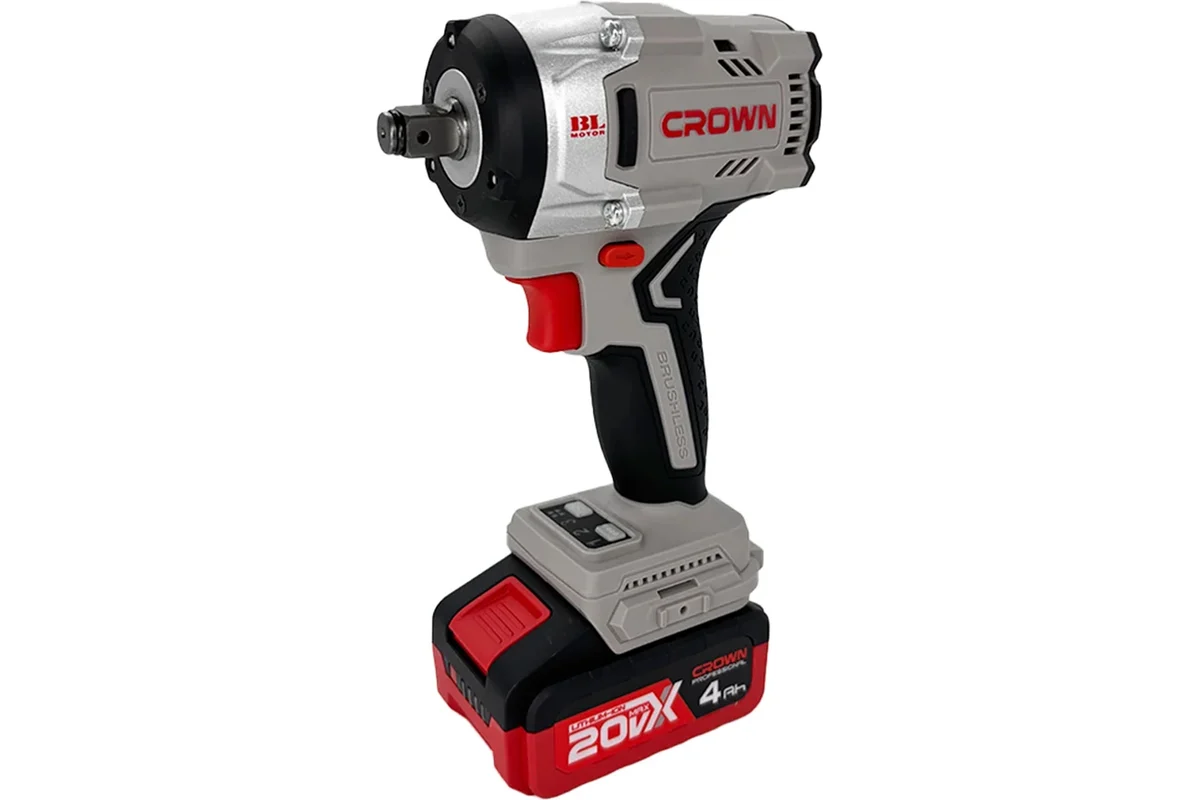 Гайковерт ударный аккумуляторный BL Crown CT22062HX-4 BMC
