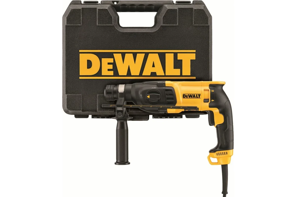 Перфоратор D 25133К  DeWalt,  800Вт, SDS+, 2,9Дж 3х режимный, кейс