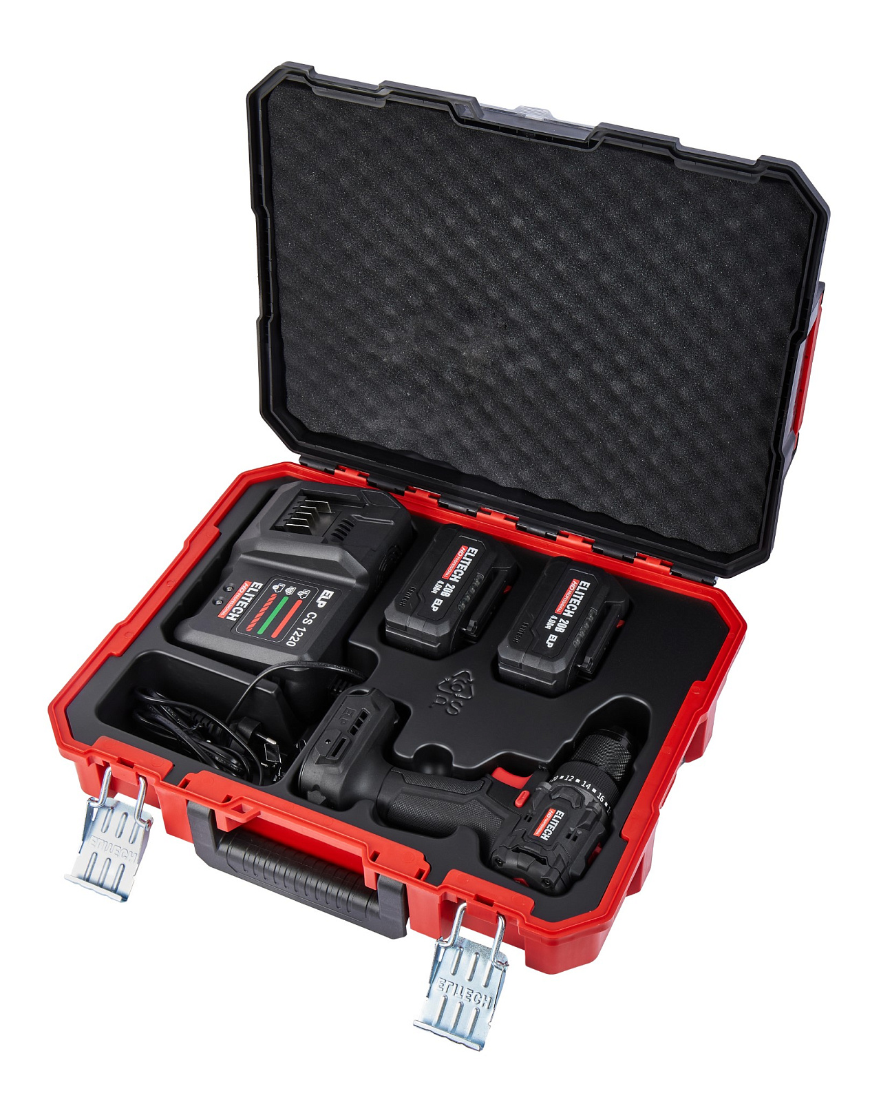 ELITECH CD 20SL2 (E2201.040.02)  Акк.  дрель-шуруп, 20В, 2*4Ач, 65Hm. БЗП 13мм 