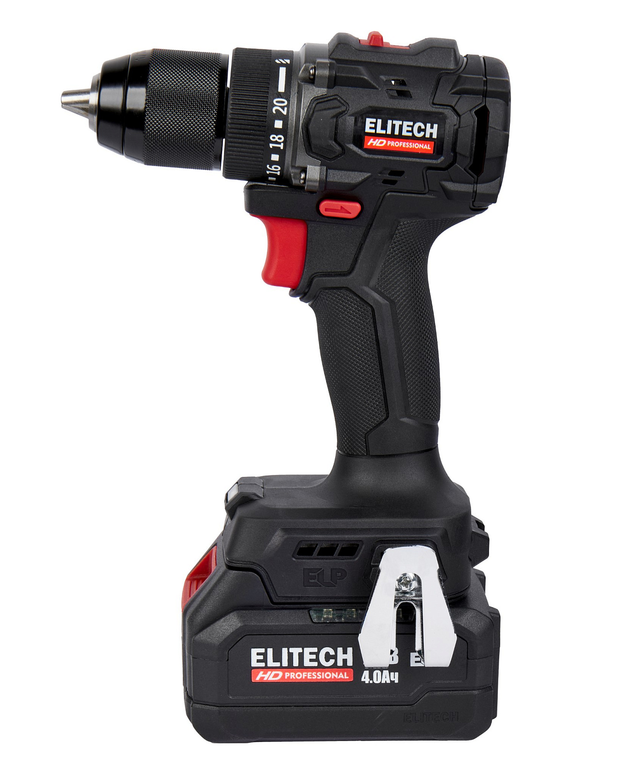 ELITECH CD 20SL2 (E2201.040.02)  Акк.  дрель-шуруп, 20В, 2*4Ач, 65Hm. БЗП 13мм 