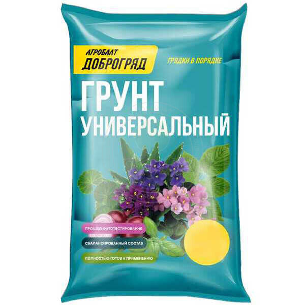 "Агробалт" ДОБРОГРЯД Грунт универсальный 50л (48)