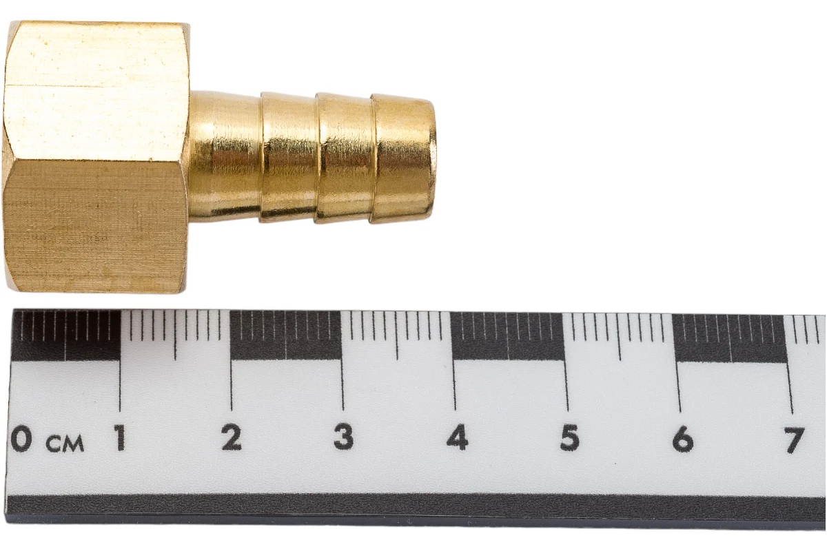 Соединение внутр. резьба 1/2" х елочка 12 мм (латунь) ECO