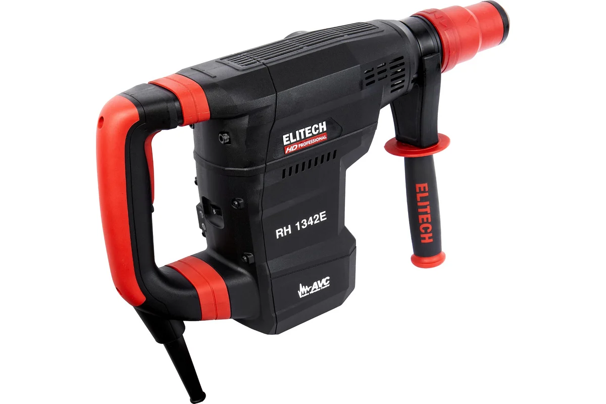 ELITECH RH 1342E (E2205.019.01) Перфоратор,SDS-max,AVC,1300Вт,42мм,2реж,2-10Дж,1350-2950уд/мин,6.8кг