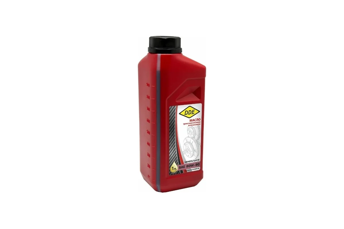 Масло трансмиссионное DDE SAE 80W-90,  API GL-5 ( 1л ) минеральное