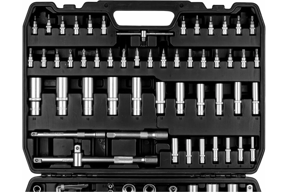 Набор головок и бит 172пр. 1/4",3/8",1/2" PRO STARTUL STUTTGART 