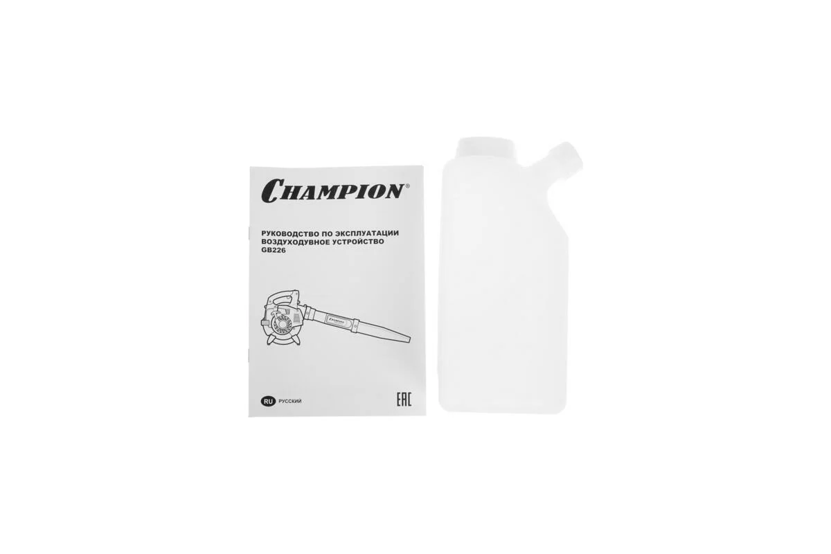 Воздуходувка CHAMPION GB226 (0,75кВт 26см³ 4кг 612м³/ч)