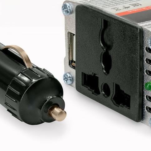 Инвертор автомобильный 12/220V AVS IN-200W