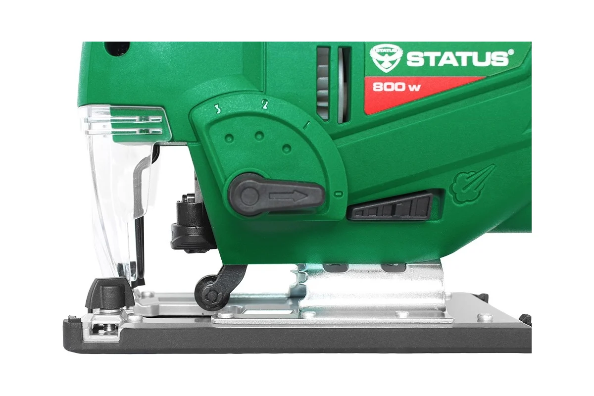 Лобзик STATUS JS800 PRO 800Вт, 100/10мм, быстр., лазер,обдув,подсв.,маятн., 800-3000ходов/мин, 2.5кг
