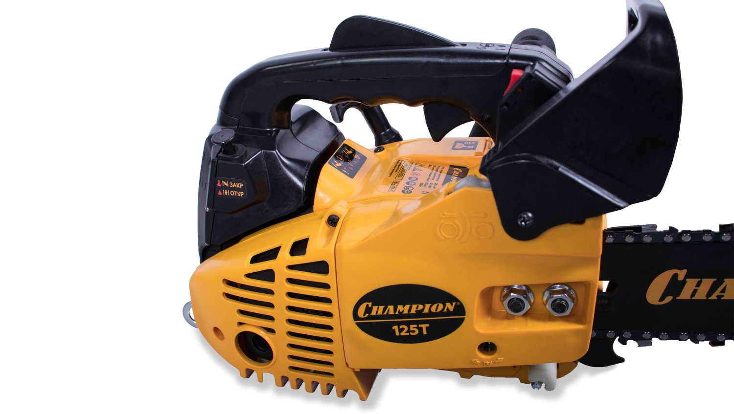Бензопила CHAMPION 125T-10", (3/8"-1,3- 40 (0,7 кВт, 3,2 кг) 