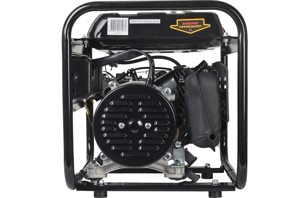 HUTER Бензиновый генератор HT1000L ,1 кВа, бак 4,8л,тип стартера ручной