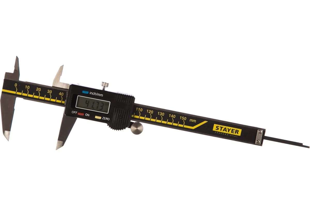 STAYER PROFESSIONAL штангенциркуль электронный, нерж сталь, 150мм