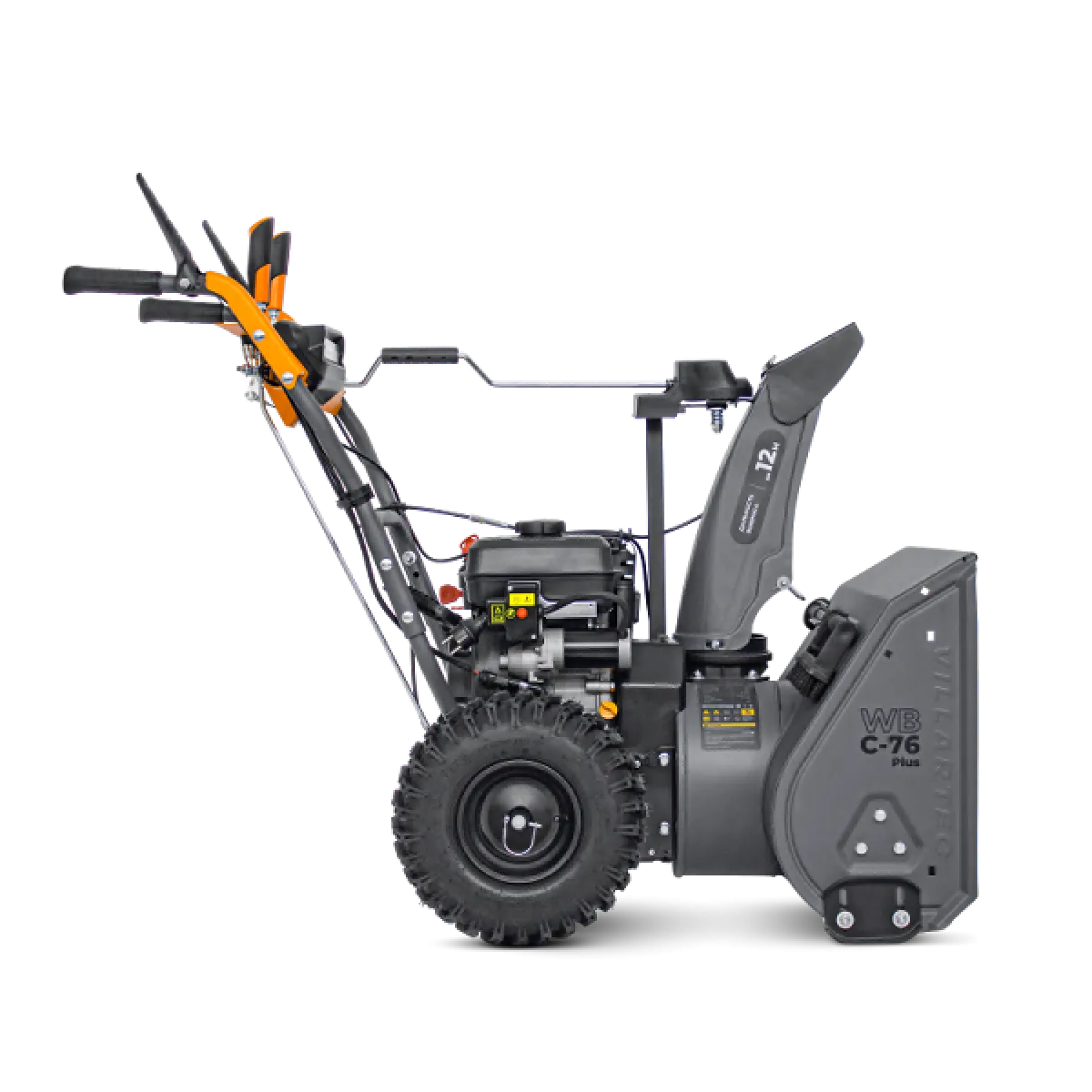 Снегоуборщик бензиновый VILLARTEC WB C-76Plus,дв. 212см³ 7л.с.,4/1, 66*51см, эл.ст., св/д фара
