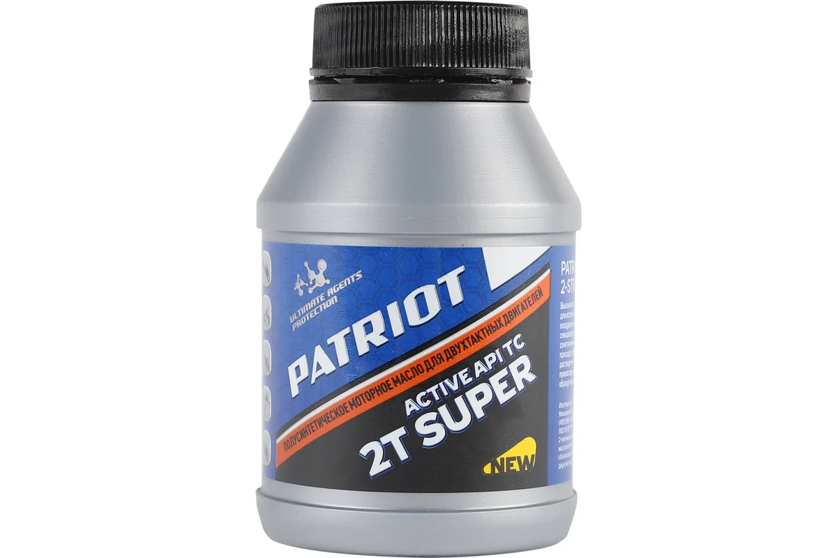 Масло полусинт. PATRIOT SUPER ACTIVE 2T 100 мл.