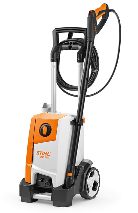 Мойка высокого давления STIHL RE 120, 2.1кВт, 140бар, 500л/ч, шланг 8м, шнур 5м, 20кг