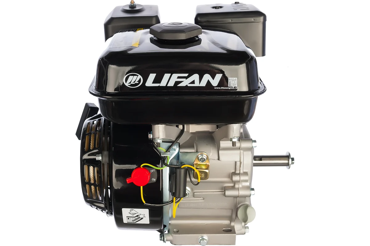 Двигатель LIFAN 170F D19 7л.с. 15 кг
