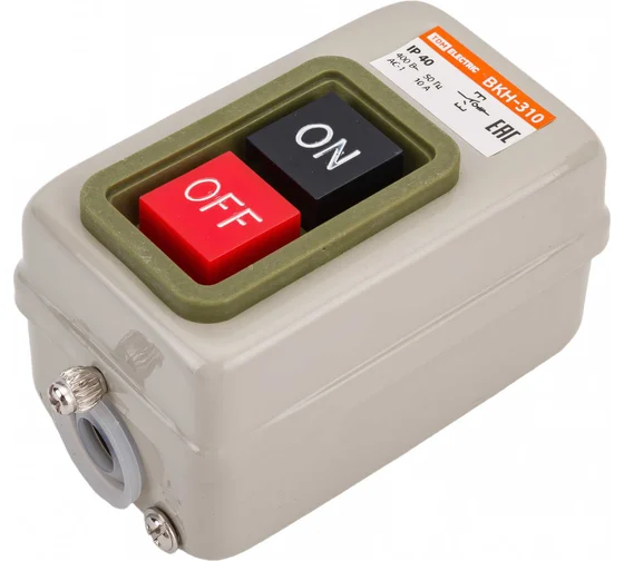 Выключатель кнопочный ВКН-310 3Р 10А 230/400В IP40 TDM*