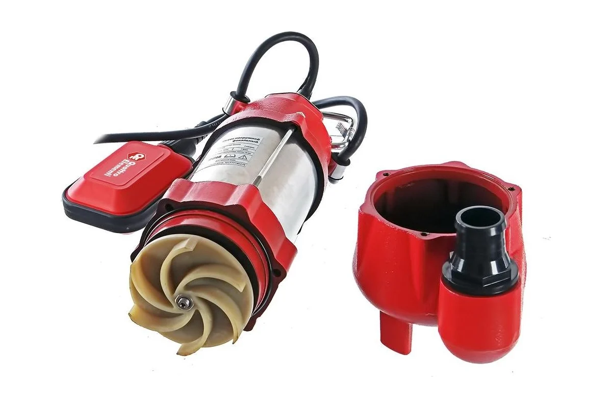 Фекальный насос QUATTRO ELEMENTI Sewage  300F Ci (300 Вт, 9000 л/ч, для грязной, 7 м, 9,0 кг)