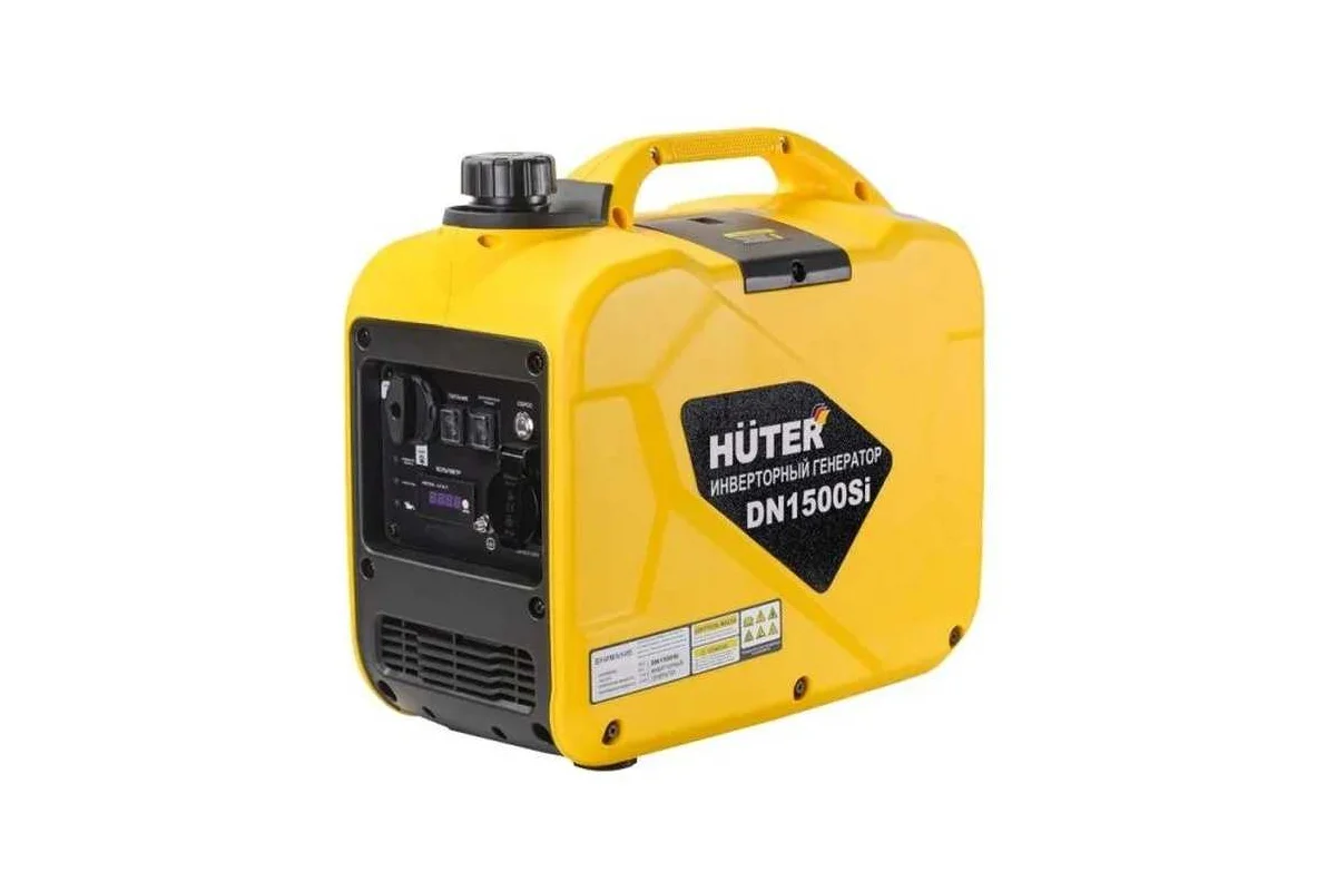 Инверторный генератор DN1500Si Аи-92,1200Вт, бак-3л, стартер ручн., 14кг.// Huter