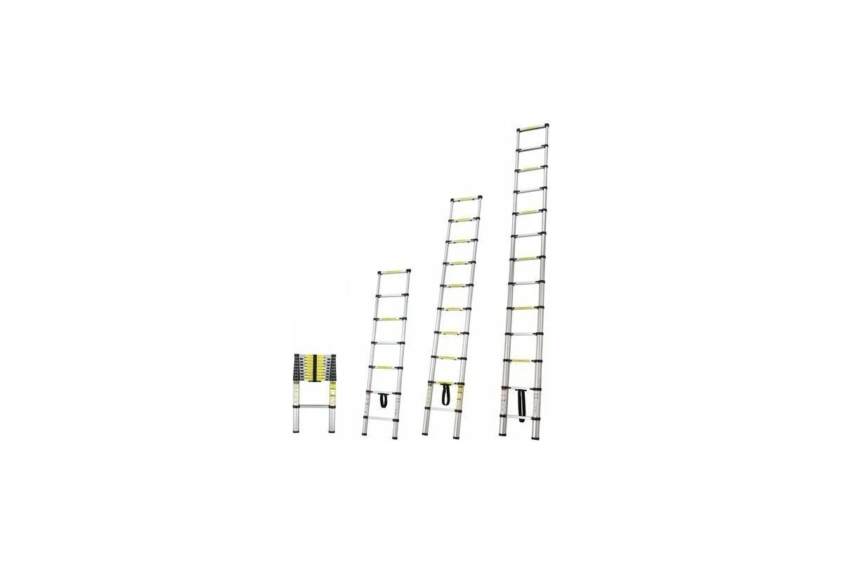 Лестница телескопическая 1-секц. алюм. 380см, 13 ступ. 10,4кг STARTUL (ST9734-038)