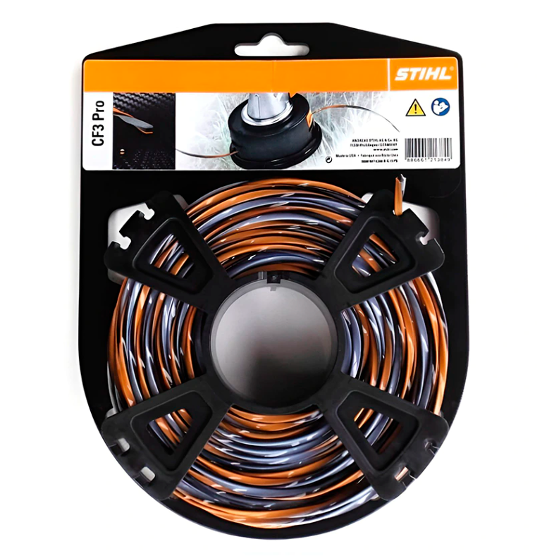 Струна триммерная STIHL Carbon 2,4мм*345м крест (метражом)