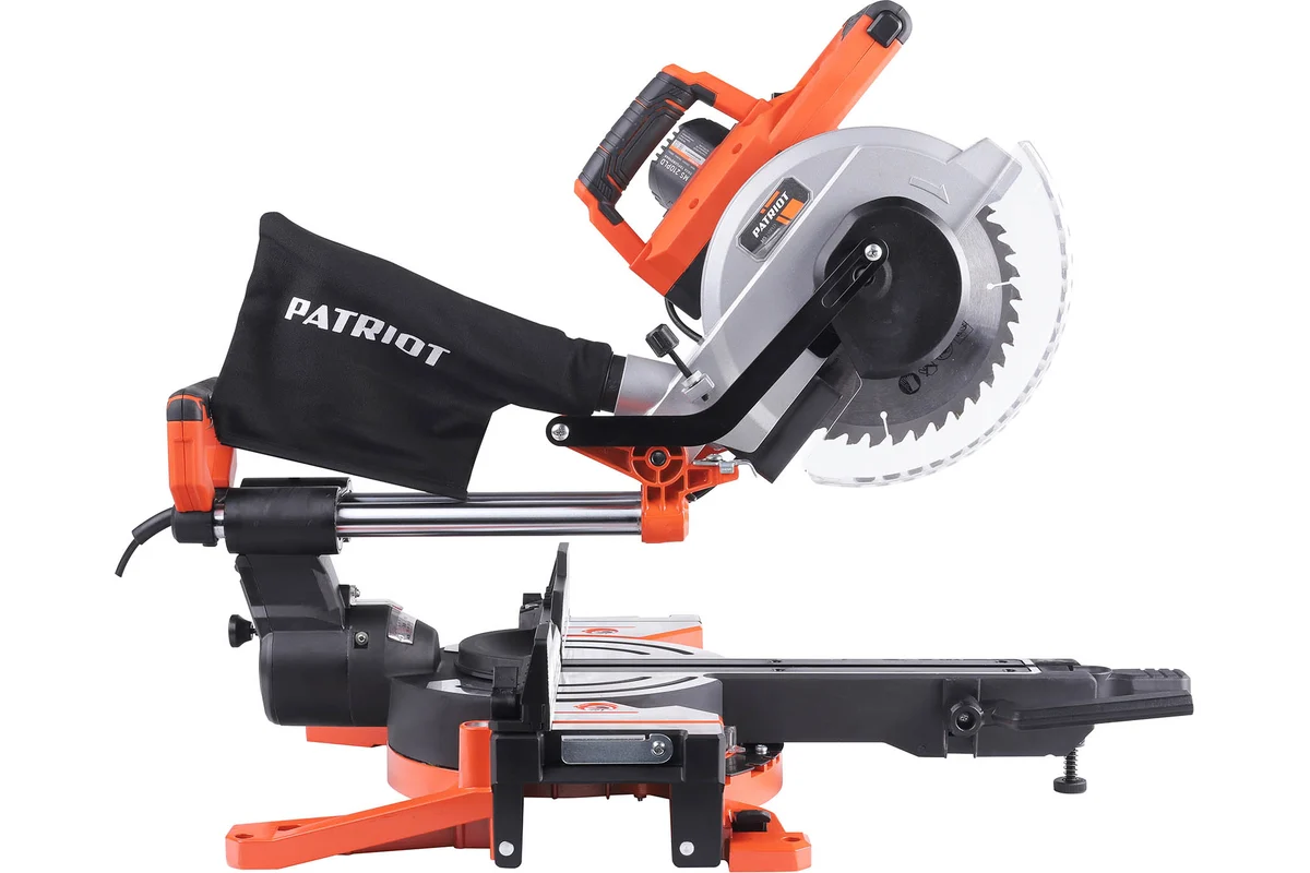 Пила торцовочная PATRIOT MS 210PLD, мощность 1400Вт, пильный диск 216мм, лазерная направляющая, двой