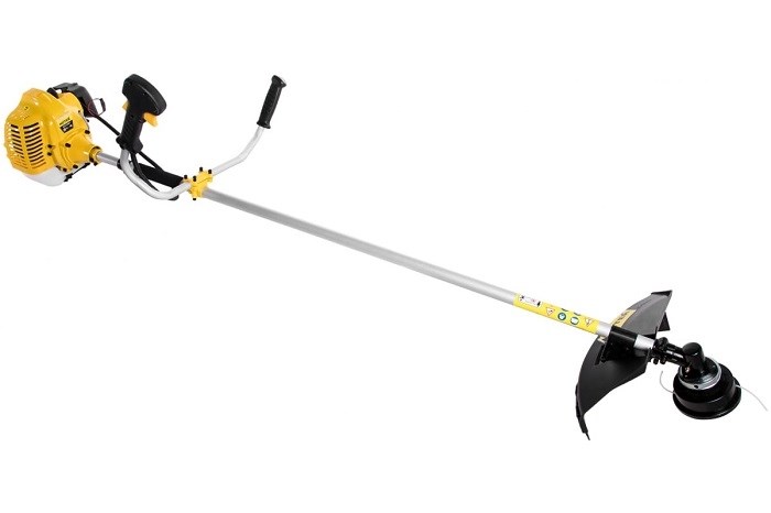 Бензотриммер HUTER GGT-2500T 2х-тактн., 2.5кВт,3,3 л/с, прям. не разб.штанга, вело-руль, нож/леска