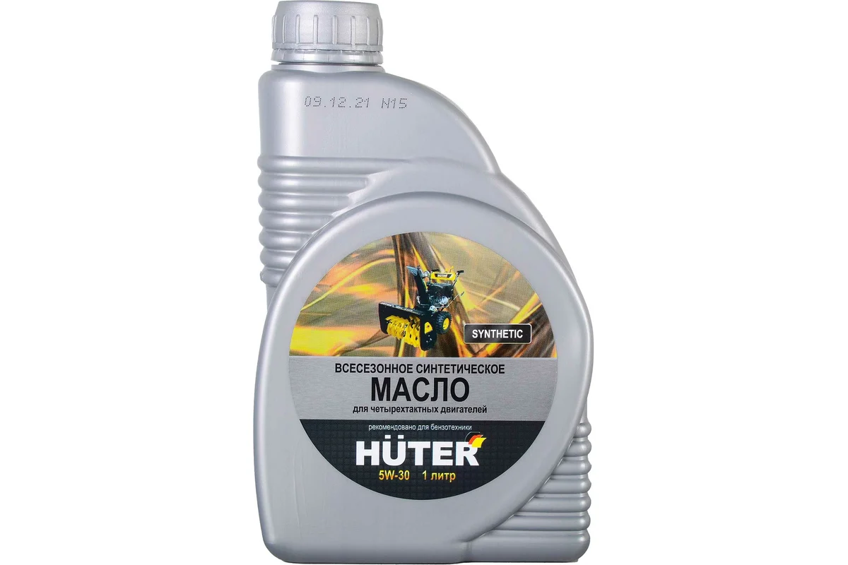 Масло моторное 5W-30 синтетическое для четырёхтактных двигателей, для техники Huter, 1л. (БМ)
