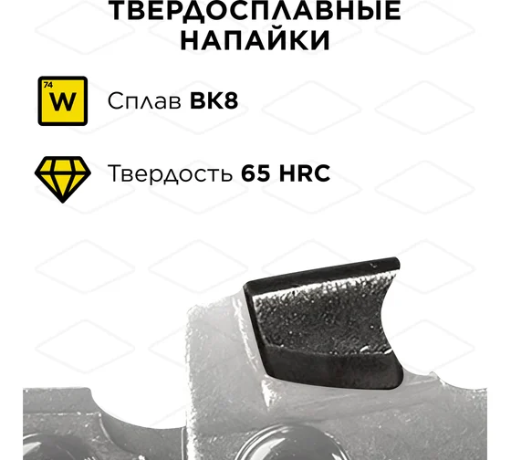 Цепь пильная DDE твёрдосплавная 21LPT 325" - 64 - 1,5 мм