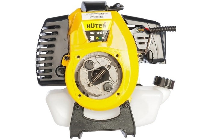 Бензотриммер HUTER GGT-1500S 2х-тактн., 1,5 кВт,2 л/с, прям.разборная штанга, вело-руль, нож/леска
