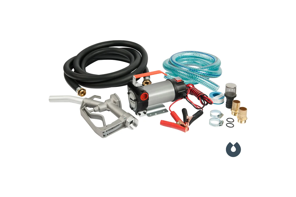 Эл.насос UNIPUMP BCD-12V1 для диз.топлива (напорн/всас шланги, обр.клапан, фильтр, пистолет в компл)