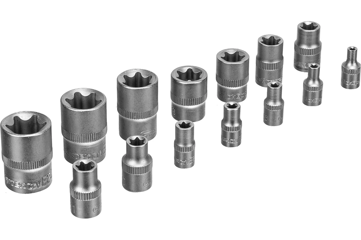 Набор инструментов, 1/2", 3/8", 1/4", пластиковый кейс 215 предм.// Сибртех