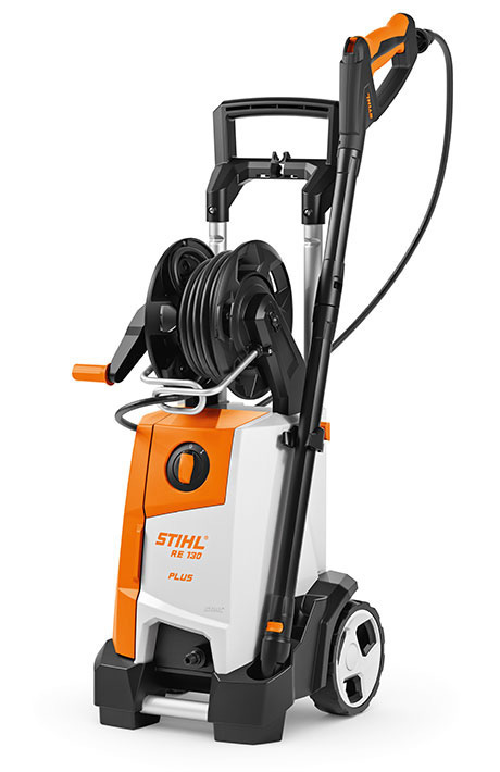Мойка высокого давления STIHL RE 130 PLUS, 2.3кВт, 150бар, 500л/ч, шланг 9м, шнур 5м, 21.2кг