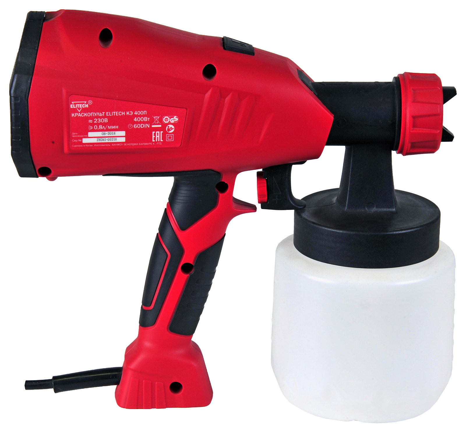 ELITECH КЭ 400П  Краскопульт электрический