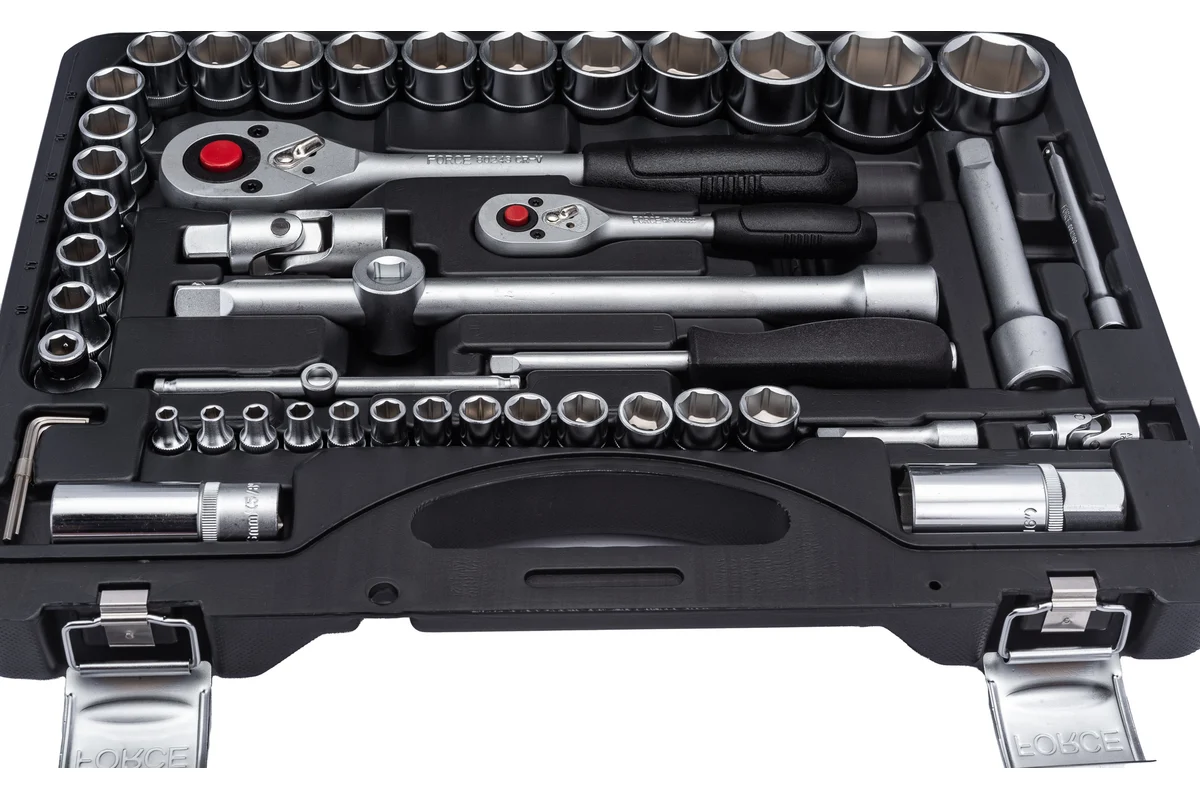 FORCE 4941R-5 1/4", 1/2", Набор инструментов 94 пр. 6-гран.