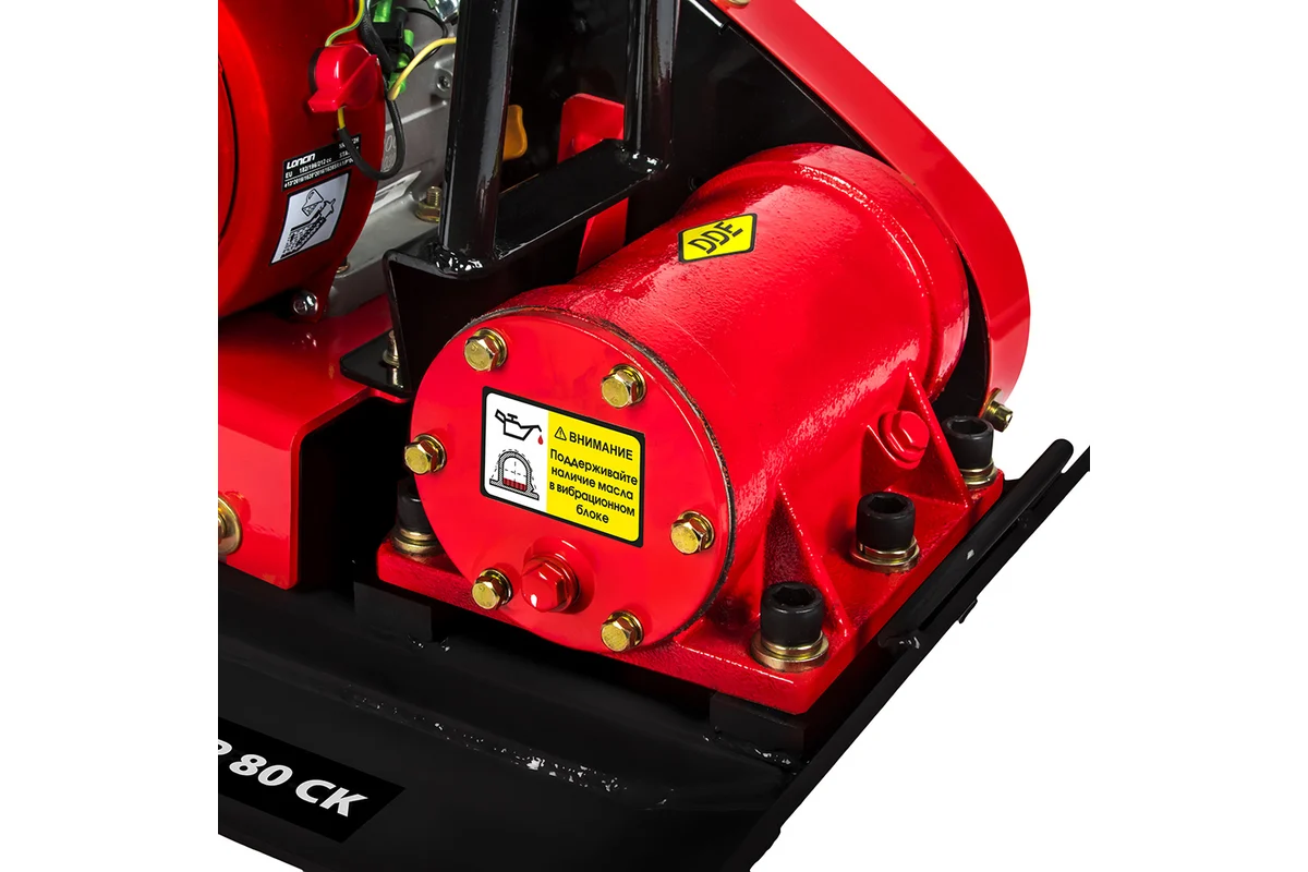 Виброплита DDE VP80-CK, 4х-тактн. дв.LONCIN G200F, 6,5 л/с, плита 590*420мм, 14 кН, 80кг