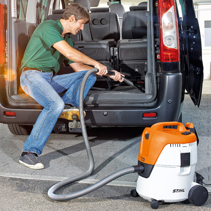 Пылесос STIHL SE 62, вл./сух.уборка, 1.4кВт, бак 20л, шланг 2.5м, разр.210мбар, 3600л/мин, 7.5кг