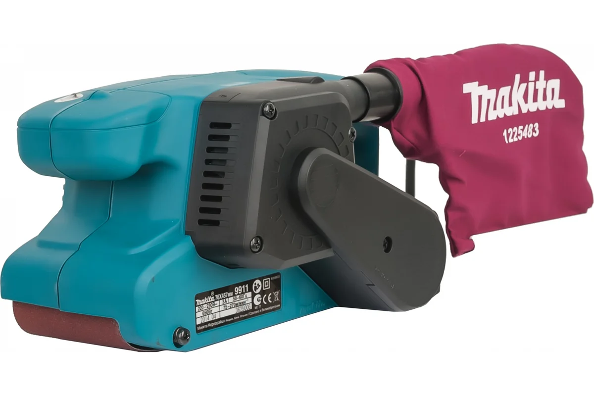 Makita Ленточная шлиф.машина 9911, 650Вт, лента 76х457мм, регулировка скорости