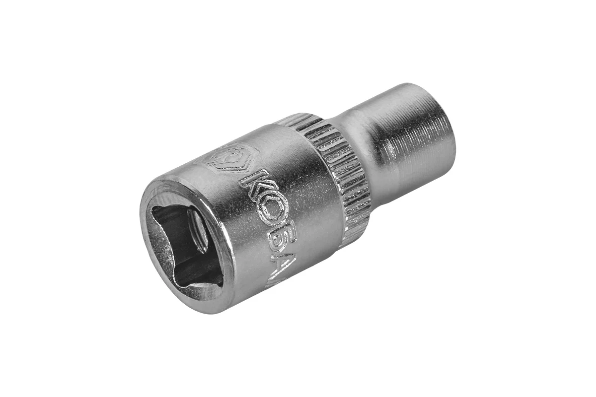 Головка торцевая КОБАЛЬТ 1/4", 5 мм, Cr-V (1 шт.) подвес