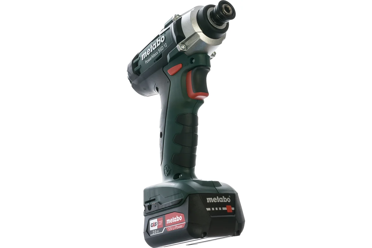 Metabo PowerMaxx SSD Акк.уд.гайковерт. 12В 2*2.0,Lilon,кейс.