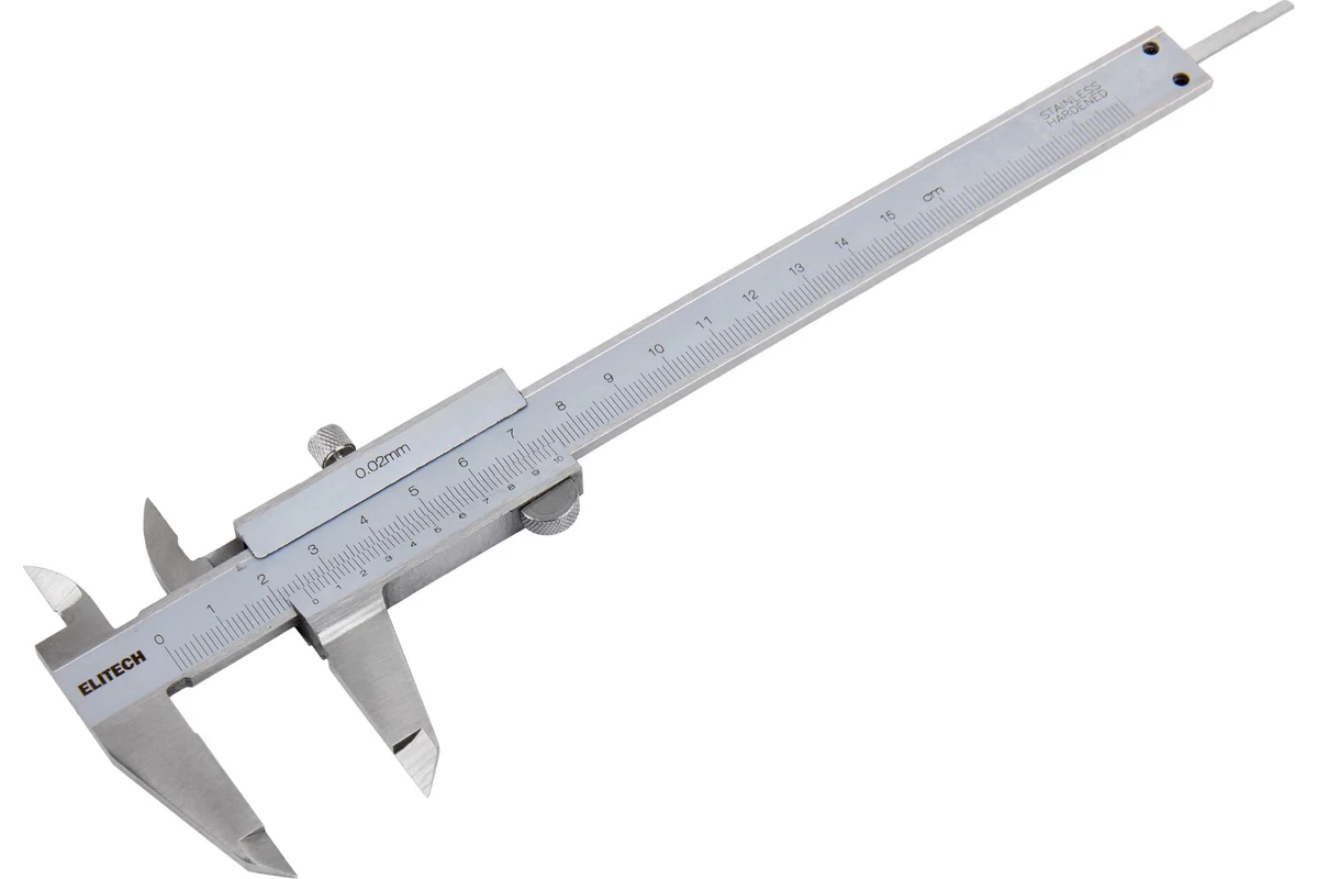 ELITECH 330401 (Штангенциркуль)150 мм, точность 0,02, с глубиномером