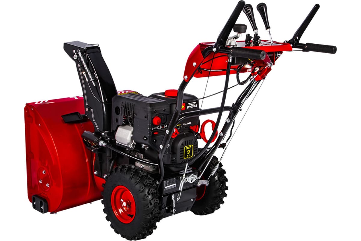 Снегоуборщик бензиновый DDE ST9070LE(двиг Loncin 9л.с,захват 28'' 6 вперёд/2 назад 14"кол,эл.старт)