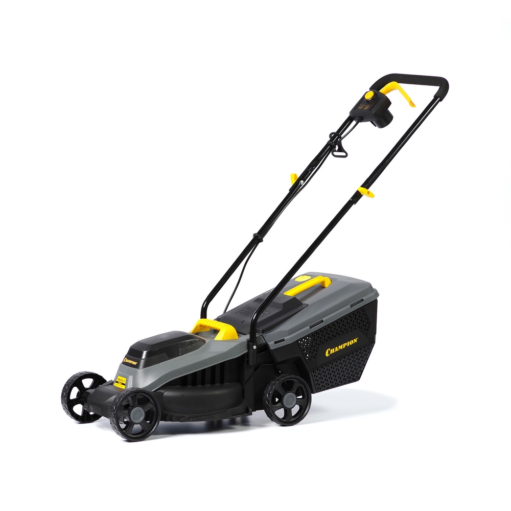 Газонокосилка эл.CHAMPION EM3212/1 (1,2 кВт пл.травосб. 30л, 32см, 30-70мм, 7,1кг)