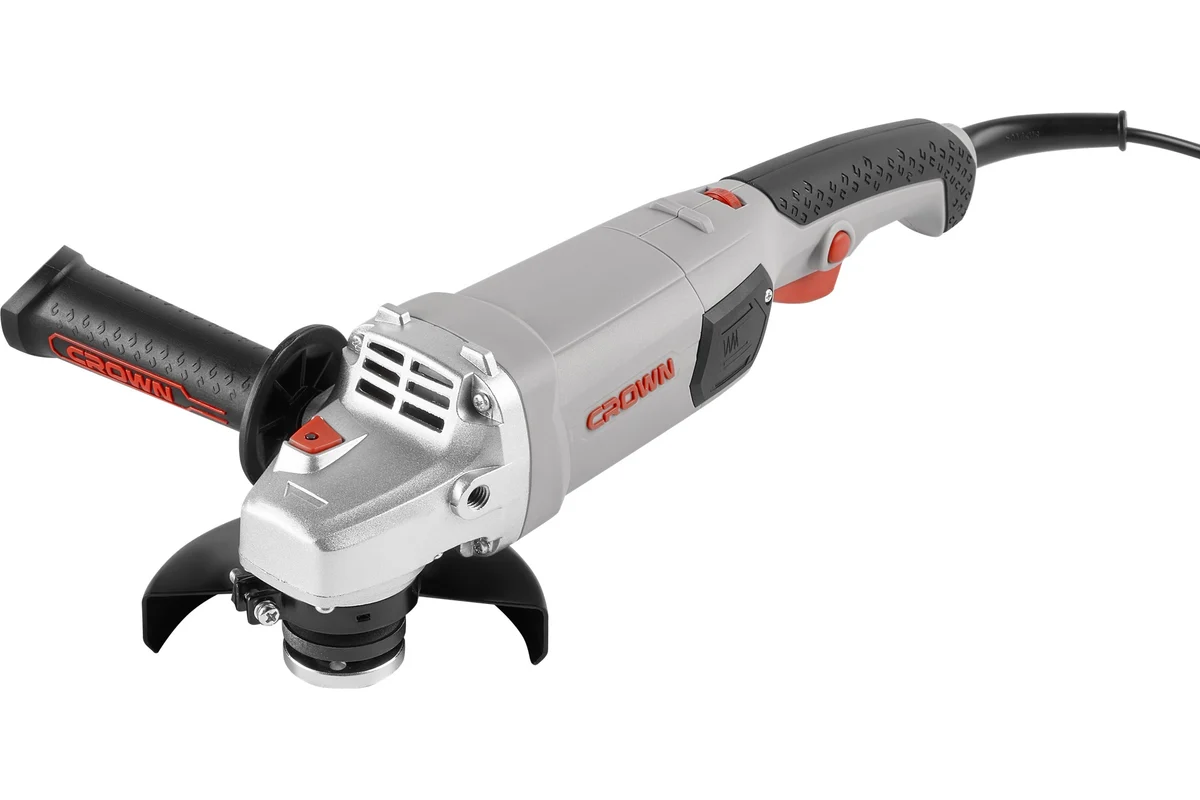Угловая шлифовальная машина CROWN CT13506-125NV, Ø125 мм, 1200 Вт, 4000-11000 об/мин